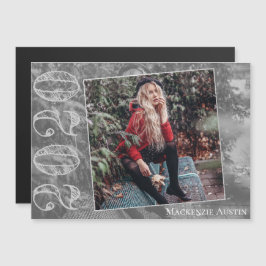 Invitación Magnética Graffiti Grunge | Moderno conservador de fotos de