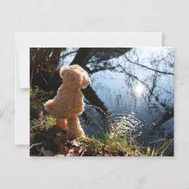 Invitación Magnética Grappige beer die ondeugend plast.