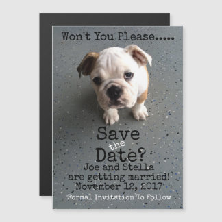 Invitación Magnética Guardar La Magnética De Fecha