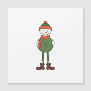 Invitación Magnética Guay Snowman