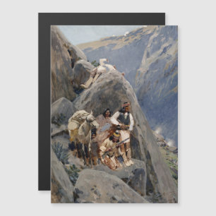 Invitación Magnética Guerreros Apache: Emboscada en la caballería norte