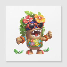 Invitación Magnética Hawaiin Shirt Guy