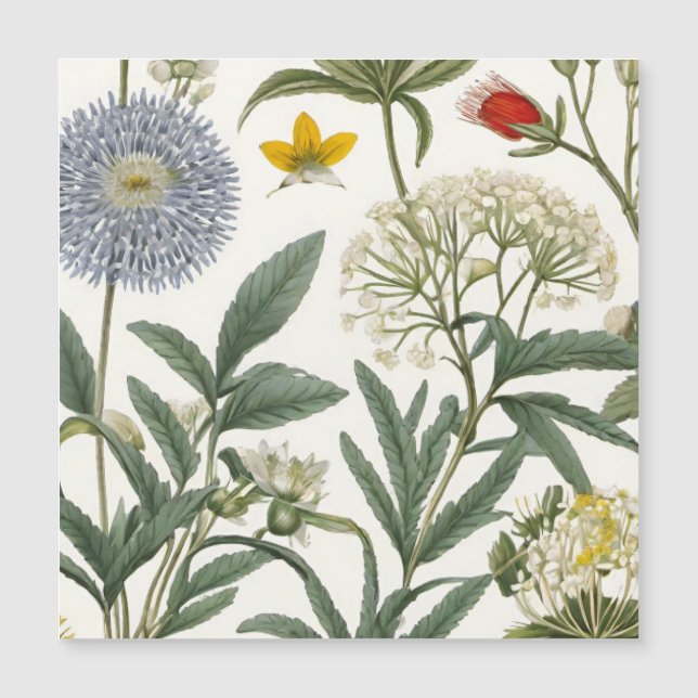 Invitación Magnética Herbal Harmony (Anverso)