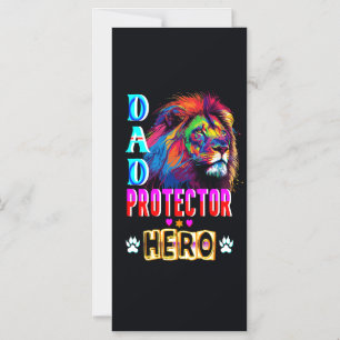 Invitación Magnética Héroe Protector Papá