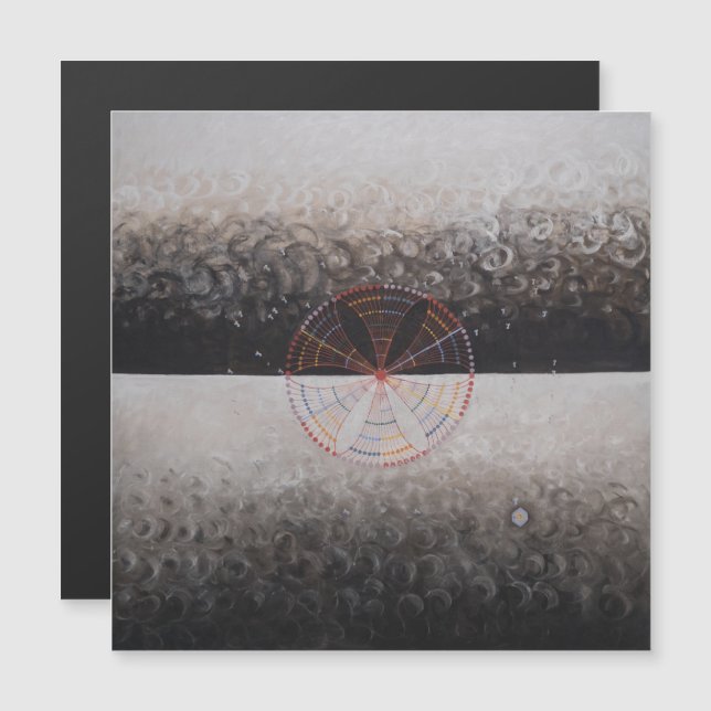 Invitación Magnética Hilma Af Klint, El Cisne Nº 10, Arte Resumen (Anverso/Reverso)