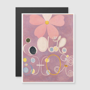 Invitación Magnética Hilma Af Klint, El Número 5 Más Grande, Arte Resum