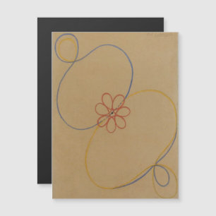 Invitación Magnética Hilma Af Klint, Estrella De Siete Puntos No5, Resu