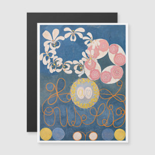 Invitación Magnética Hilma Af Klint, La Diez Mayor No1, Arte Resumen