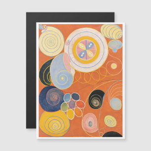 Invitación Magnética Hilma Af Klint, La Diez Mayor No3, Arte Resumen