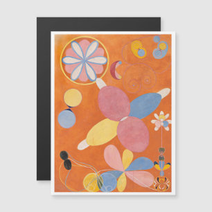 Invitación Magnética Hilma Af Klint, La Diez Mayor No4, Arte Resumen