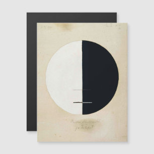 Invitación Magnética Hilma Af Klint, punto de vista de Buda, arte abstr