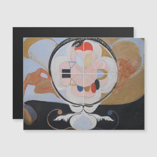 Invitación Magnética Hilma Af Klint, The Evolution No.13, Resumen de Ar