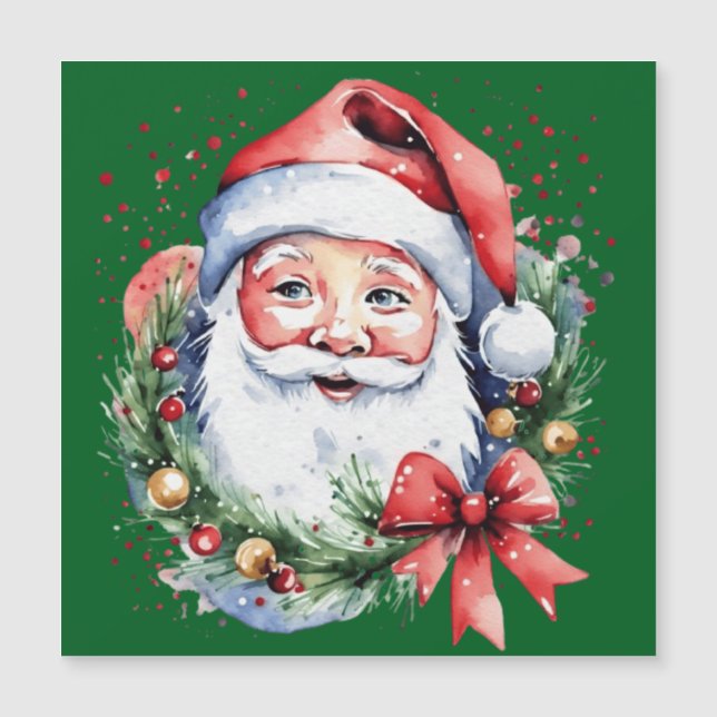 Invitación Magnética Ideas de regalos para Papá Noel (Anverso)