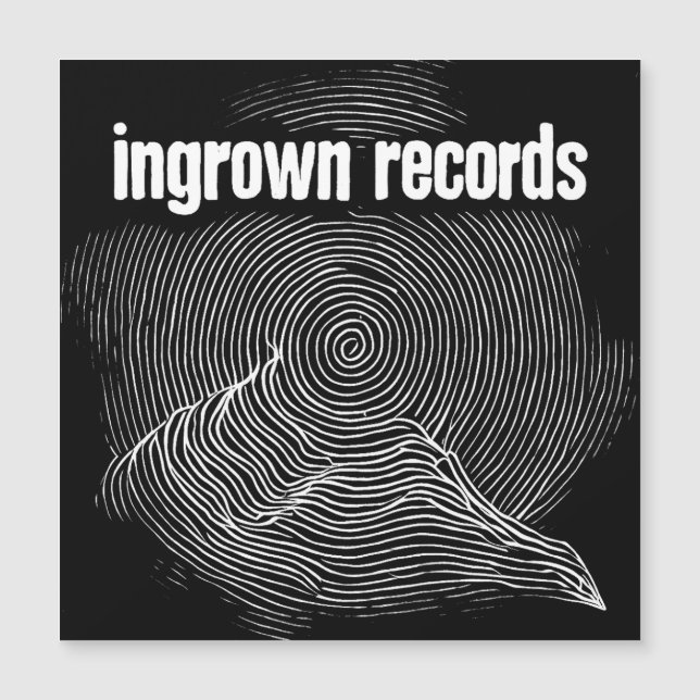 Invitación Magnética Ingrew Woodcut Magnet (Anverso)