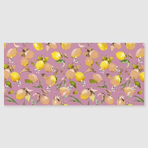 Invitación Magnética Lemones acuarelas 25