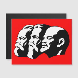 Invitación Magnética Lenin, Marx, Engels, Unión Soviética, Comunismo