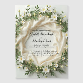 Invitación Magnética Lily Bridal Wreath