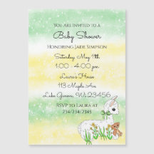 Llama con Baby Shower neutral de género osito de p