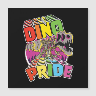 Invitación Magnética Logo de Dino Pride