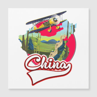 Invitación Magnética logotipo del mapa de viaje de China