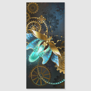 Invitación Magnética Luciérnaga de Steampunk