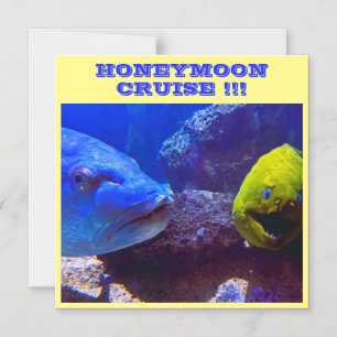 INVITACIÓN MAGNÉTICA MAGNET DE PUERTA DE BARCO DE HONEYMOON CRUISE