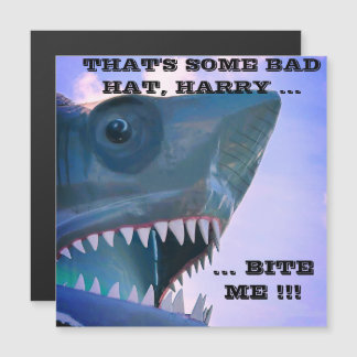 INVITACIÓN MAGNÉTICA MAGNETA DE PUERTA DE CRUCERO DE TIBURÓN