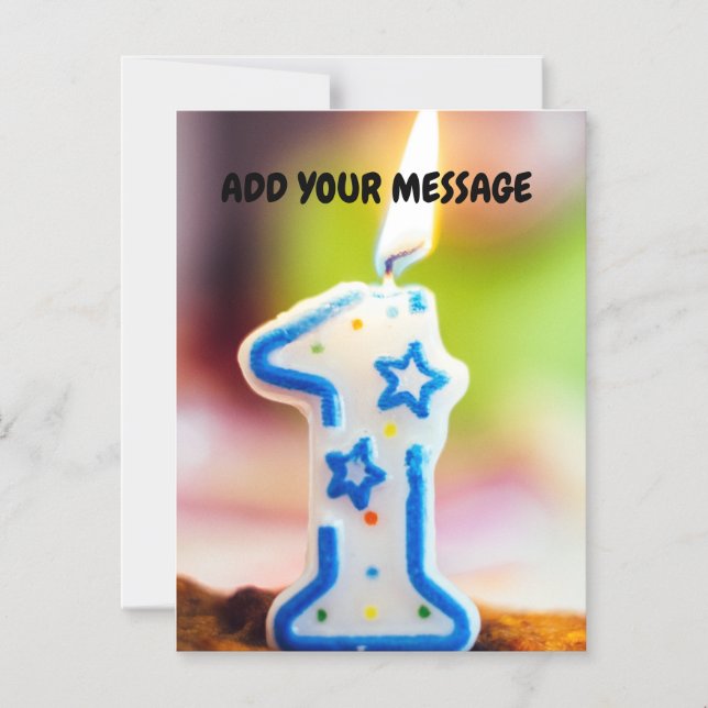 Invitación Magnética 🎂 Magnético Personalizable de cumpleaños Keepsake (Anverso)