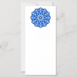 Invitación Magnética Mandala en azul