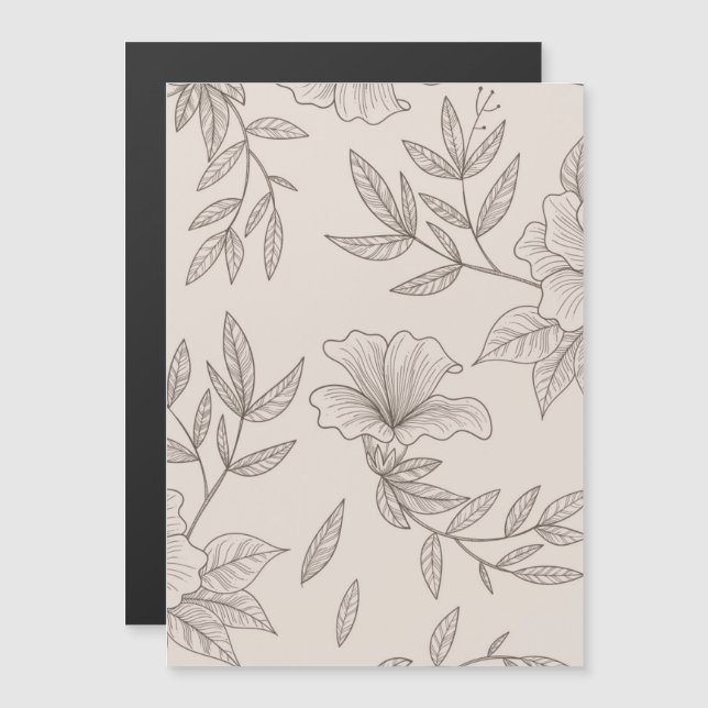 Invitación Magnética Mejor tamaño: 5"x7" (Anverso/Reverso)