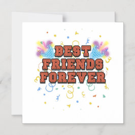 Invitación Magnética mejores amigos para siempre, día del mejor amigo,
