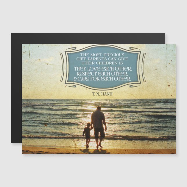 Invitación Magnética Most Precious Gift Parents Can Give (Anverso/Reverso)