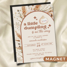 Neutral acuarela Pequeño Dumpling Bao Baby Shower