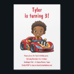 Invitación Magnética Niños Race Car Kids Fiesta de cumpleaños<br><div class="desc">Niños Carro de Carrera Niños Fiesta de Cumpleaños Invitación Niños Cumpleaños Invitación de Cumpleaños Muchachos Gracias</div>