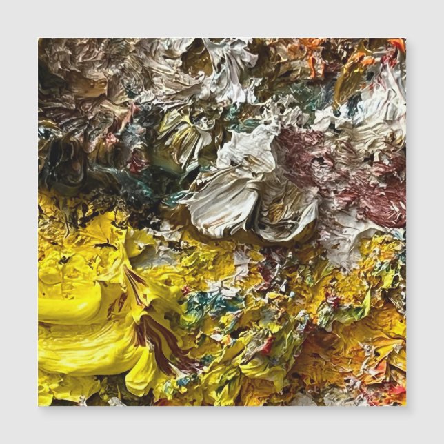 Invitación Magnética Paleta del artista #1 (Anverso)