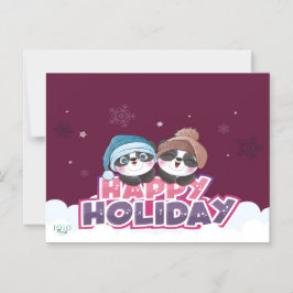 Invitación Magnética Panda de Feliz Fiesta