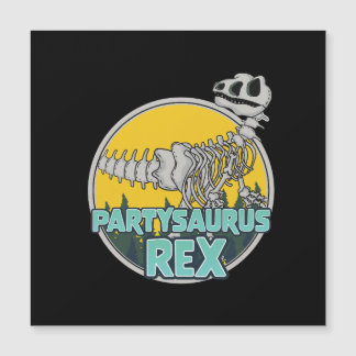 Invitación Magnética Partysaurus Rex