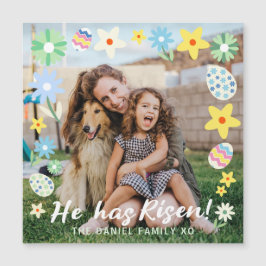 Invitación Magnética Pascua que se ha levantado