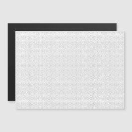 Invitación Magnética Patrón de baldosas geométricas gris claro
