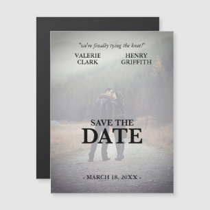 Invitación Magnética Película Save the Date Photo