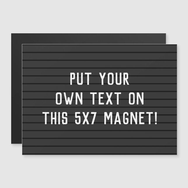 Invitación Magnética PERSONALIZADO MAGNET - agrega tu texto o mensaje (Anverso/Reverso)