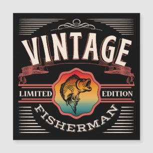 INVITACIÓN MAGNÉTICA PESCADOR VINTAGE EDICIÓN LIMITADA