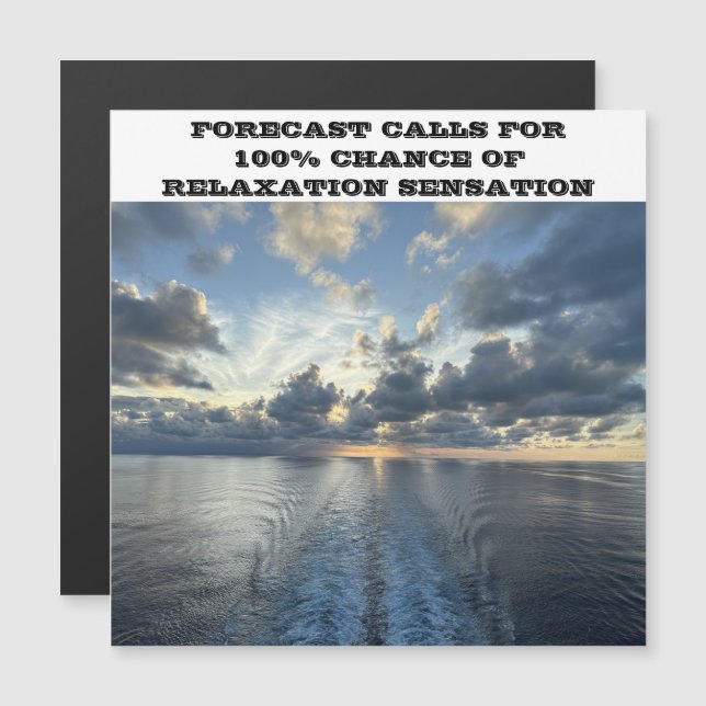 INVITACIÓN MAGNÉTICA PREVISIÓN DE BARCO CRUZ MAGNET DE PUERTA DE BARCO  (Anverso/Reverso)