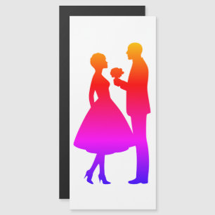 Invitación Magnética Propuesta matrimonial en color