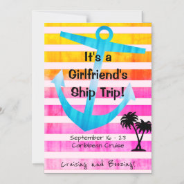 Invitación Magnética Puertas De Cruceros Magnet Girlfriend En Rosa Cali