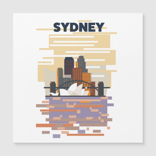 Invitación Magnética Puerto de Sydney (Anverso)
