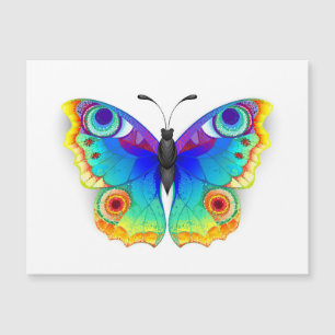Invitación Magnética Rainbow Butterfly Peacock Eye