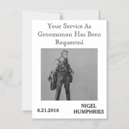 Invitación Magnética Recordatorio de Padrino o Padrino de Boda