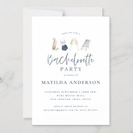 Invitación Magnética Recorrido del fin de semana de la bachillerato de 