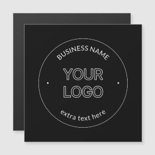 Invitación Magnética Reemplazo de logotipo editable y nombre comercial